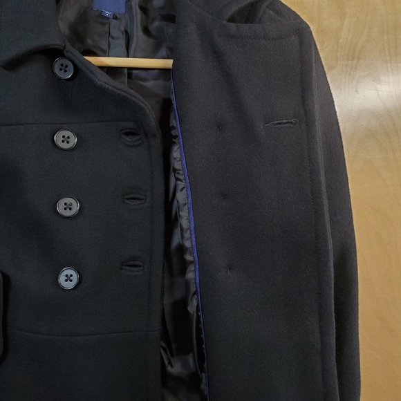 Gap Double-Breasted Wool Pea Coat - Picture 6 of 11